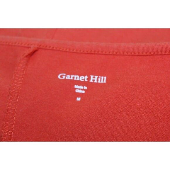 Garnet Hill Burnt Orange 3/4 Sleeve Medium Casual Dress Knit - Picture 6 of 11
